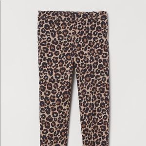 NWT H&M Cheetah Print Super-Stretch Slacks